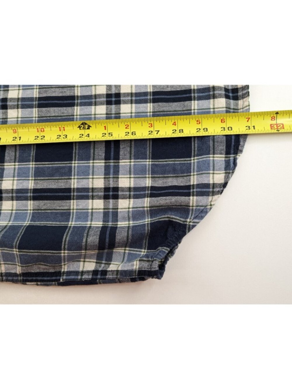 Carhartt Mens XL Shirt Plaid Short Sleeve Button Down 104174-DBD Relaxed Fit EUC - Picture 8 of 9